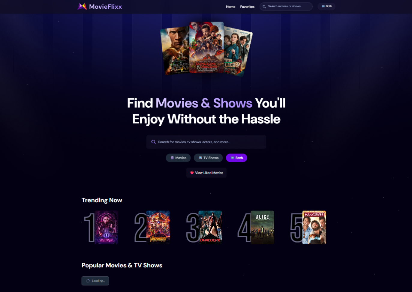 Movie Flix – Movie Explorer App